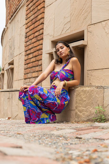 Code White Delta Loop Pants 2.0, luxury crepe with wooden loop waist accents - view 3