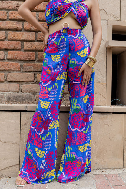 Code White Delta Pixie Co-ord Set, luxury crepe pants and draped Pixie top - view 3