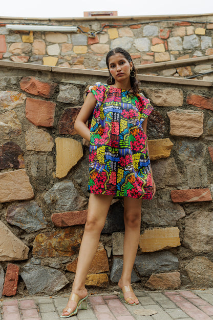 Code White Fresco Shift Dress 2.0, relaxed silhouette in glaze cotton with functional pockets - view 6