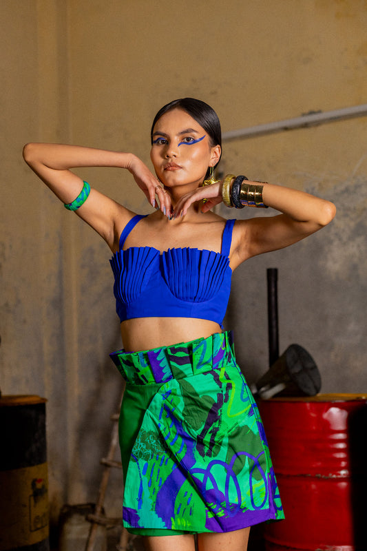 KYRA PLEAT BRALETTE